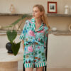 Comfortable Home Wear Set with Nature-Inspired Prints