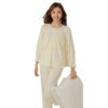 Women's Elegant Cream Lounge Set